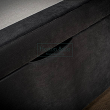 Load image into Gallery viewer, Ottoman Storage Bed Base Close Up | Heston & C0