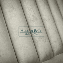 Load image into Gallery viewer, Upholstered Stripe Headboard Close Up | Heston & Co