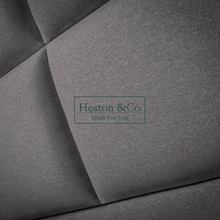 Load image into Gallery viewer, Winged Linear Headboard Fabric Close Up | Heston & Co