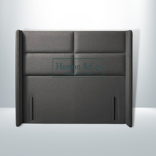 Load image into Gallery viewer, Winged Linear Headboard Front | Heston & Co