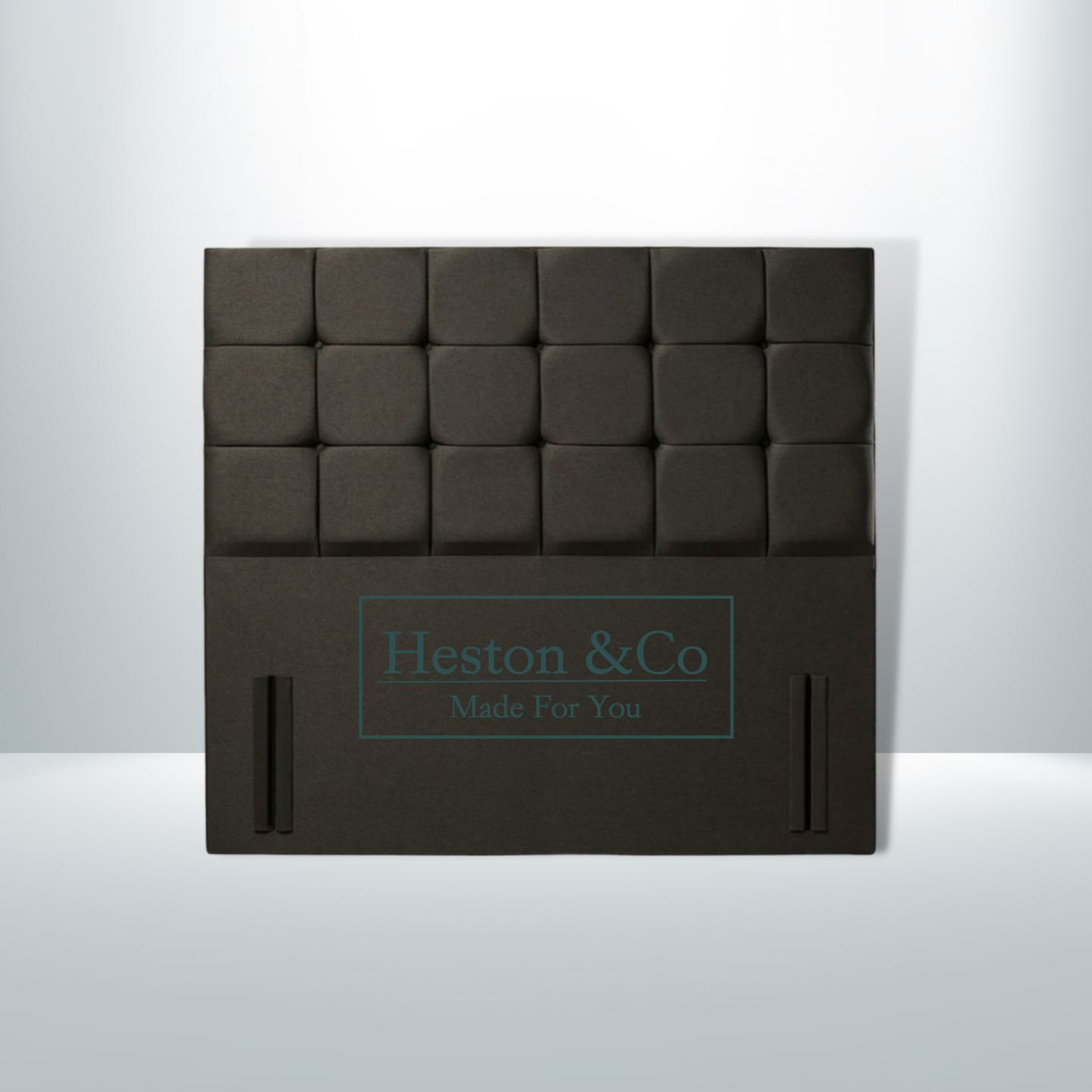 Upholstered Cube Headboard Front | Heston & Co