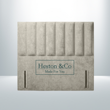Load image into Gallery viewer, Upholstered Stripe Headboard Front | Heston &amp; Co

