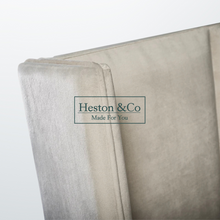 Load image into Gallery viewer, Winged Panel Headboard Close Up| Heston &amp; Co
