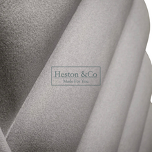 Load image into Gallery viewer, Winged Stripe Headboard Fabric Close Up | Heston &amp; Co
